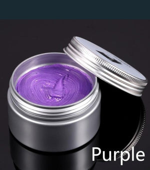 120g Unisex Hair Color Wax Mud Hair Dye Molding Hair Styling Coloring Paste Grandma Grey Green Hair Dye Wax Ceam Harajuku Style